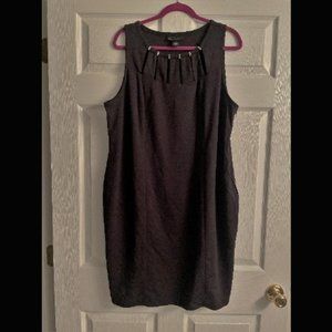 Black Lane Bryant Ponte Knit Sheath Dress Size 20